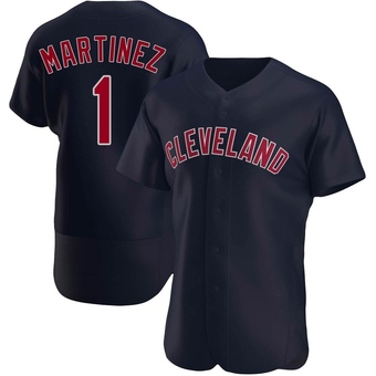 Authentic Cleveland Guardians Angel Martinez Alternate Jersey - Navy