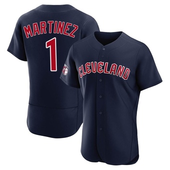 Authentic Cleveland Guardians Angel Martinez Alternate Jersey - Navy