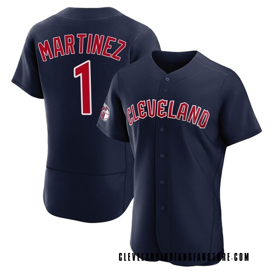 Authentic Cleveland Guardians Angel Martinez Alternate Jersey - Navy