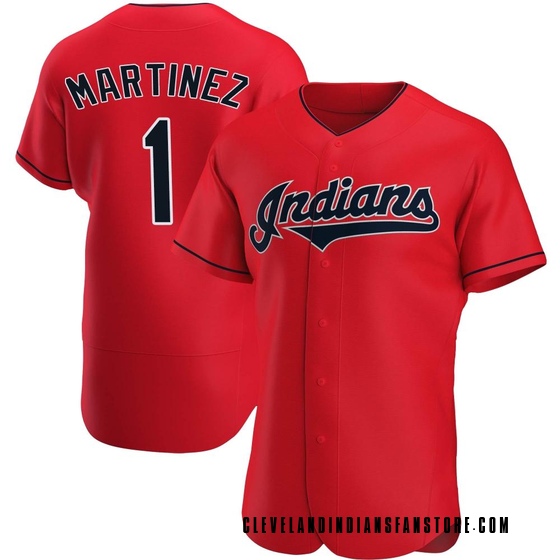 Authentic Cleveland Guardians Angel Martinez Alternate Jersey - Red