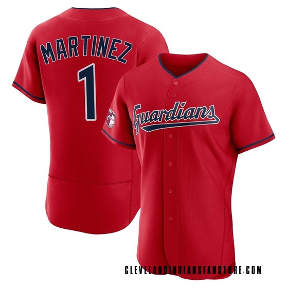 Authentic Cleveland Guardians Angel Martinez Alternate Jersey - Red