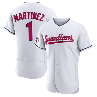 Authentic Cleveland Guardians Angel Martinez Home Jersey - White
