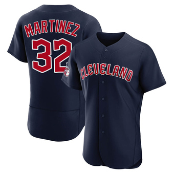 Authentic Cleveland Guardians Dennis Martinez Alternate Jersey - Navy