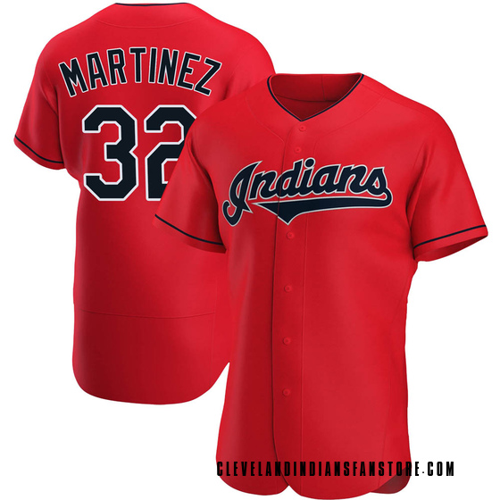 Authentic Cleveland Guardians Dennis Martinez Alternate Jersey - Red