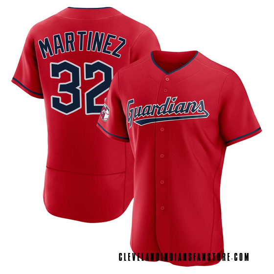 Authentic Cleveland Guardians Dennis Martinez Alternate Jersey - Red