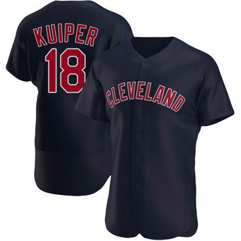 Authentic Cleveland Guardians Duane Kuiper Alternate Jersey - Navy