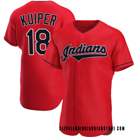 Authentic Cleveland Guardians Duane Kuiper Alternate Jersey - Red