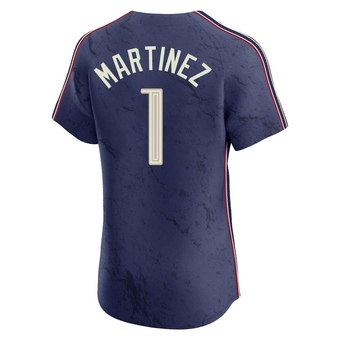 Elite Cleveland Guardians Angel Martinez 2024 City Connect Jersey - Navy