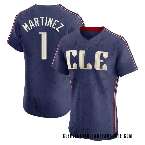 Elite Cleveland Guardians Angel Martinez 2024 City Connect Jersey - Navy