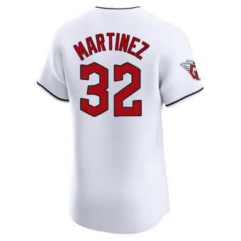 Elite Cleveland Guardians Dennis Martinez Home Jersey - White