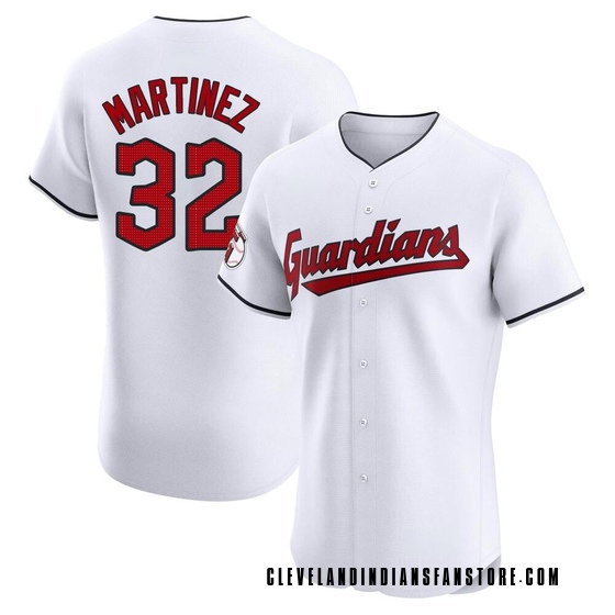 Elite Cleveland Guardians Dennis Martinez Home Jersey - White