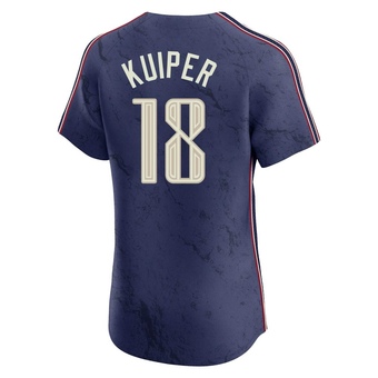 Elite Cleveland Guardians Duane Kuiper 2024 City Connect Jersey - Navy