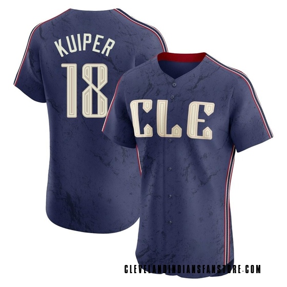 Elite Cleveland Guardians Duane Kuiper 2024 City Connect Jersey - Navy