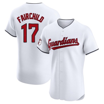 Elite Cleveland Guardians Stuart Fairchild Home Jersey - White