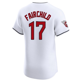 Elite Cleveland Guardians Stuart Fairchild Home Jersey - White