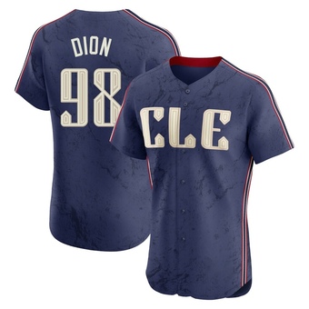 Elite Cleveland Guardians Will Dion 2024 City Connect Jersey - Navy