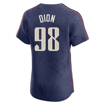 Elite Cleveland Guardians Will Dion 2024 City Connect Jersey - Navy