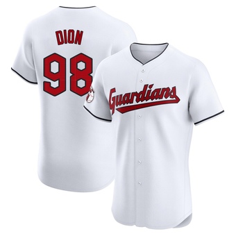 Elite Cleveland Guardians Will Dion Home Jersey - White