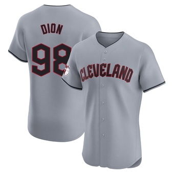 Elite Cleveland Guardians Will Dion Road Jersey - Gray