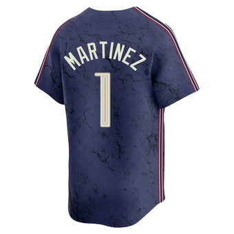 Limited Cleveland Guardians Angel Martinez 2024 City Connect Jersey - Navy