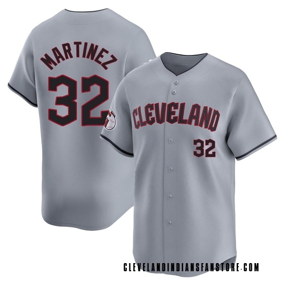 Limited Cleveland Guardians Dennis Martinez Road Jersey - Gray