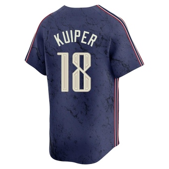 Limited Cleveland Guardians Duane Kuiper 2024 City Connect Jersey - Navy