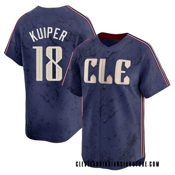 Limited Cleveland Guardians Duane Kuiper 2024 City Connect Jersey - Navy