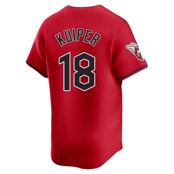 Limited Cleveland Guardians Duane Kuiper Alternate Jersey - Red