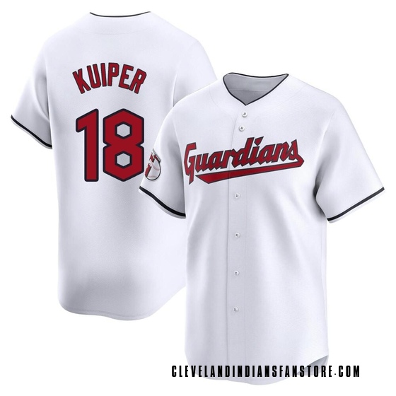 Limited Cleveland Guardians Duane Kuiper Home Jersey - White
