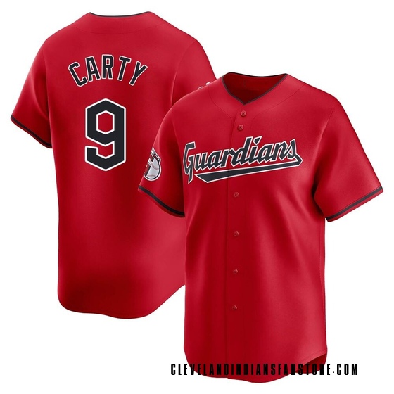 Limited Cleveland Guardians Rico Carty Alternate Jersey - Red