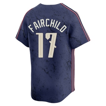 Limited Cleveland Guardians Stuart Fairchild 2024 City Connect Jersey - Navy