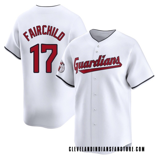 Limited Cleveland Guardians Stuart Fairchild Home Jersey - White