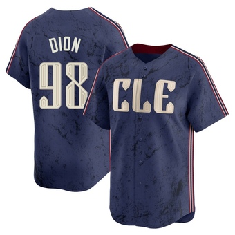 Limited Cleveland Guardians Will Dion 2024 City Connect Jersey - Navy