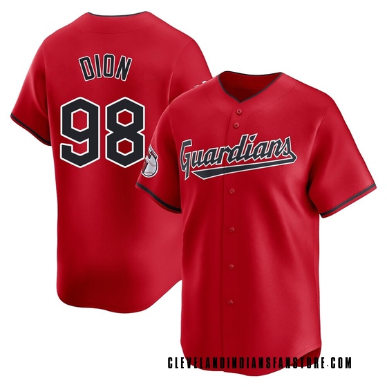 Limited Cleveland Guardians Will Dion Alternate Jersey - Red