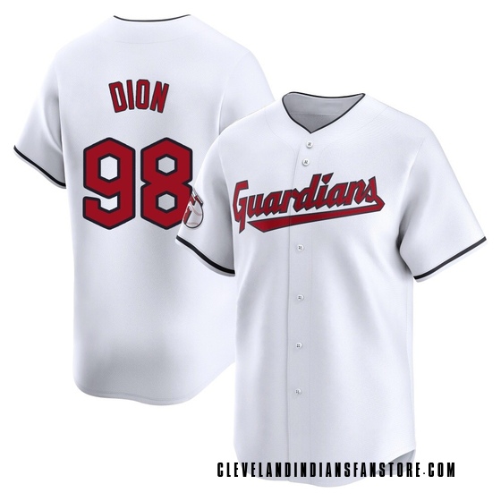 Limited Cleveland Guardians Will Dion Home Jersey - White