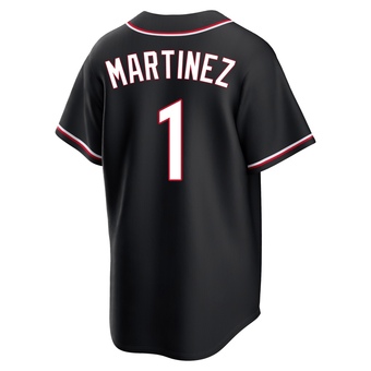 Replica Cleveland Guardians Angel Martinez Fashion Out Jersey - Black