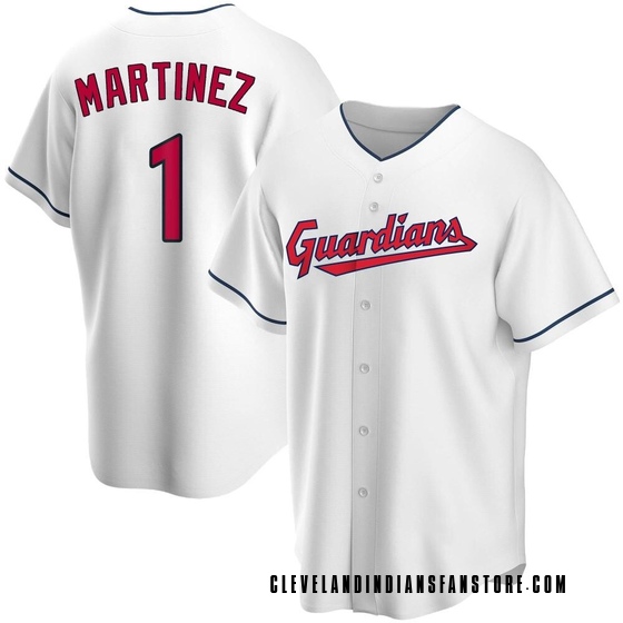 Replica Cleveland Guardians Angel Martinez Home Jersey - White