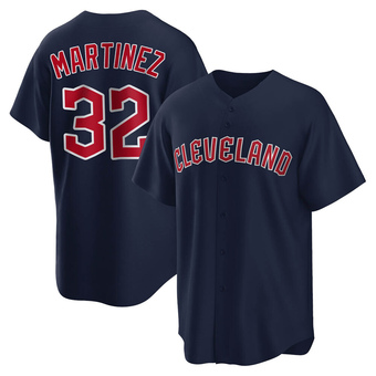 Replica Cleveland Guardians Dennis Martinez Alternate Jersey - Navy