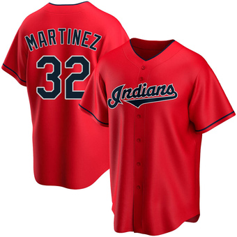 Replica Cleveland Guardians Dennis Martinez Alternate Jersey - Red