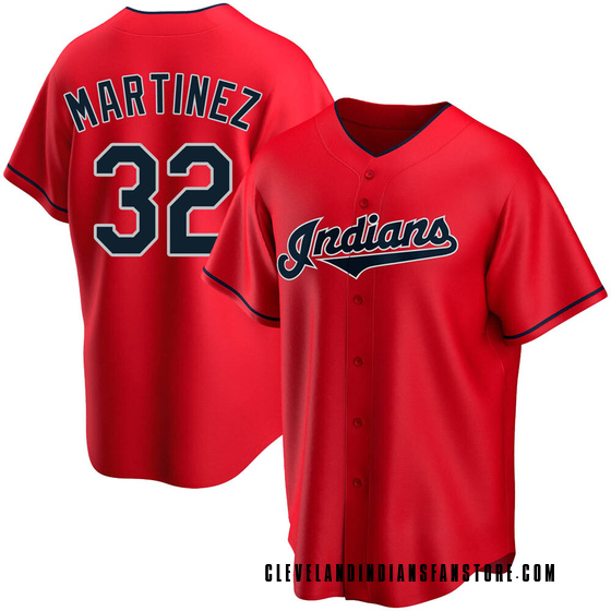 Replica Cleveland Guardians Dennis Martinez Alternate Jersey - Red
