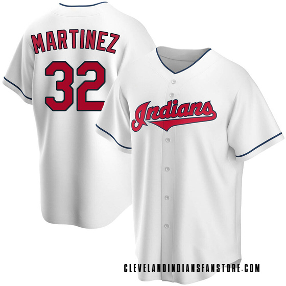 Replica Cleveland Guardians Dennis Martinez Home Jersey - White