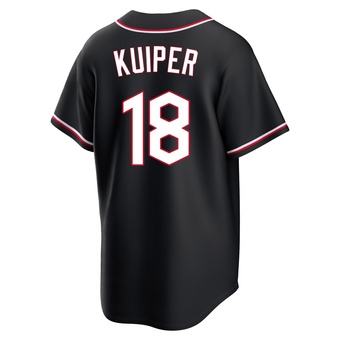 Replica Cleveland Guardians Duane Kuiper Fashion Out Jersey - Black