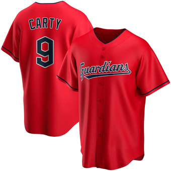 Replica Cleveland Guardians Rico Carty Alternate Jersey - Red