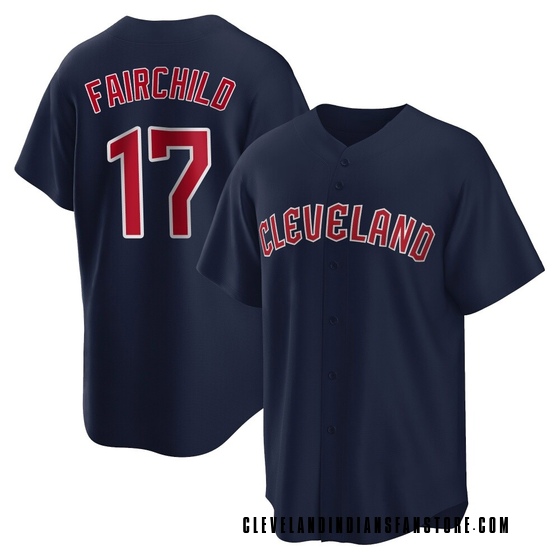 Replica Cleveland Guardians Stuart Fairchild Alternate Jersey - Navy