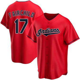 Replica Cleveland Guardians Stuart Fairchild Alternate Jersey - Red