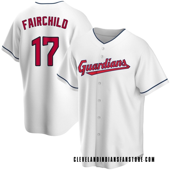 Replica Cleveland Guardians Stuart Fairchild Home Jersey - White