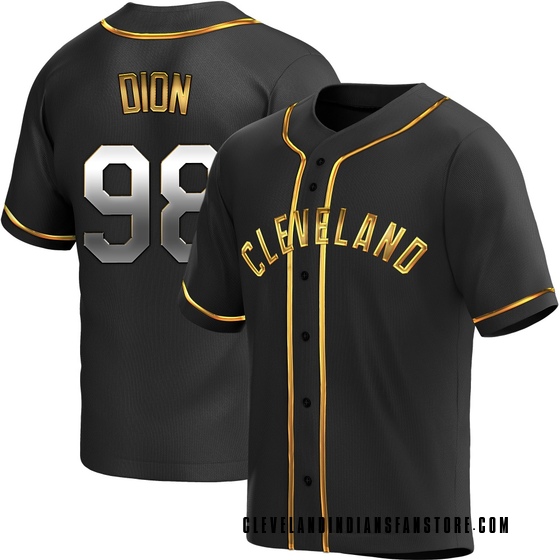 Replica Cleveland Guardians Will Dion Alternate Jersey - Black Golden