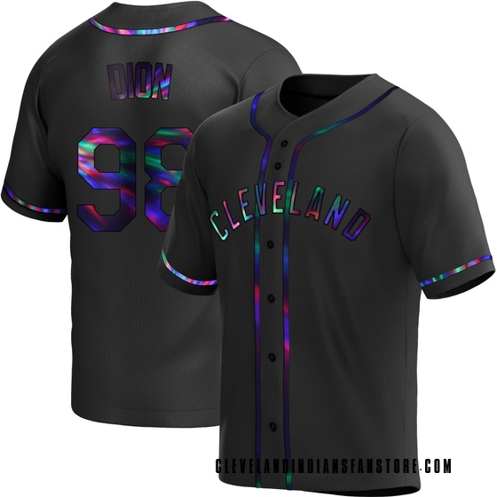 Replica Cleveland Guardians Will Dion Alternate Jersey - Black Holographic
