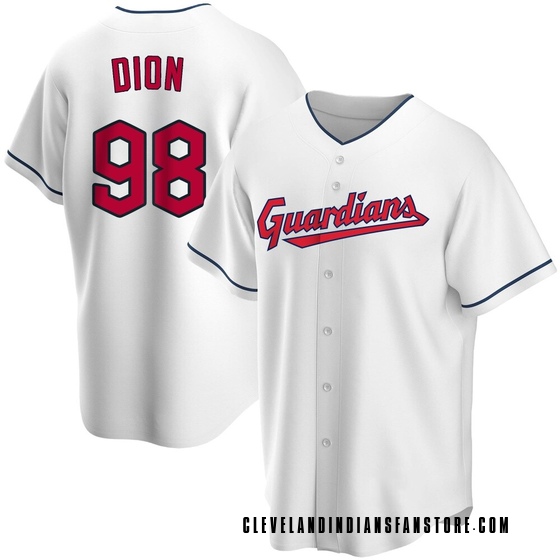 Replica Cleveland Guardians Will Dion Home Jersey - White