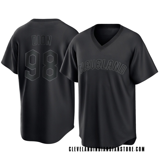 Replica Cleveland Guardians Will Dion Pitch Fashion Jersey - Black